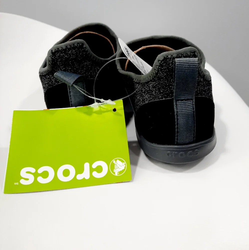 Crocs Swiftwater Cross Straps Pull-on Black Gray color #6